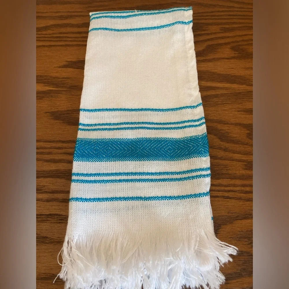 3/$20 Artisan Woven Mexican Tea Towel, Hand Towel, Boho Chic, Kitchen, Serape
